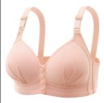Front button padded bra
