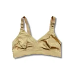 Plain genji cotton bra