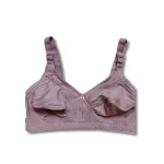 Plain genji cotton bra