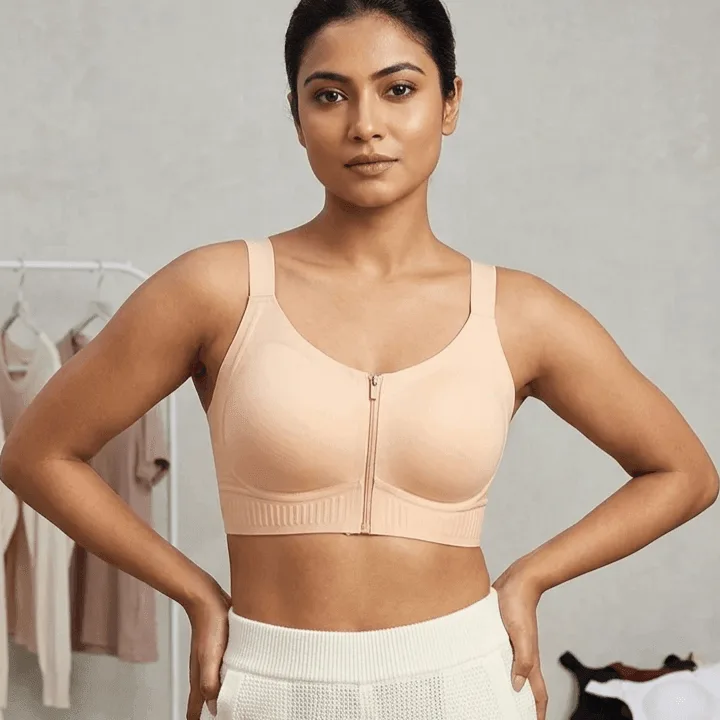 Front Zipper Bra