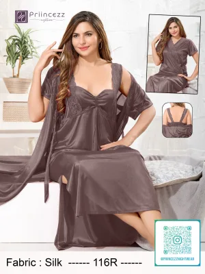 Premium Silk Nighty Set for Women